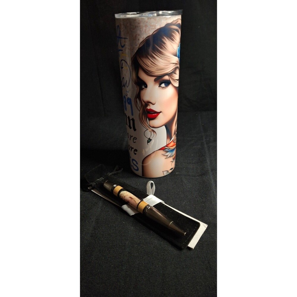 Taylor Swift-Era's Tour- 20oz Tumbler-Metal/Plastic Straw and New Collector Pen